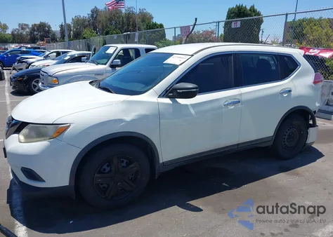 2015 Nissan Rogue S from USA, damaged, VIN KNMAT2MT4FP572880